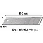Hype Store Profesyonel Cam Kazıma Bıçağı, Sk5 Çelik Keskin Uç, Abs Ergonomik Sap, 100X18 Mm, 2 Yedek Bıçaklı Cam ve Yüzey Temizleme Aparatı - 0,01 gr