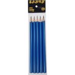 Hype Store Samur 5'li Jumbo Kalın Hb Kurşun Kalem, Silgili, 0.7 Mm, Naturel, Üçgen, Okul Başlangıç Kalemi (Mavi - Standart