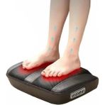 Hype Store Shiatsu Ayak Masaj Aleti – Yoğurma & Akupresür Masajı, Isıtmalı Kompres, 5 Kademeli Ayak Rolleri, 3 Seviyeli Yoğunluk, Baldır ve Ayak Tabanı Masaj Makinesi | Zxl-18 - 000-Siyah