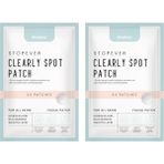 Hype Store Stopever Clearly Spot Patch, Sivilce Karşıtı Şeffaf Plaster 2'li Paket | Ultra Ince, Hidrokolloid + - Çok Renkli