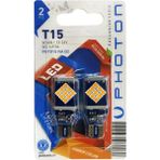 Hype Store T15 W16W 12-24V Turuncu LED Ampul, Paket Içeriği: 2 Adet - Standart