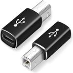 Hype Store Type C To USB B Klavye Yazıcı Printer Çevirici Dönüştürücü Adaptör - Standart