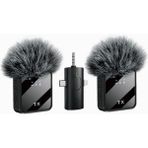 Hype Store Wireless Microphone Kablosuz Yaka Mikrofonu Video Youtube Tiktok Canlı Yayın Stüdyo Mikrofon (F11-2