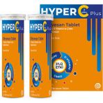 Hyper C Plus Effervesan Tablet C ve D Vitaminleri ile Çinko 20 Tablet Üçlü Etki