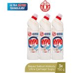 Hyper Hypo Ultra Çamaşır Suyu Beyaz Sabun 750 gr x 3 - 750 ml