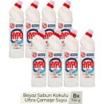 Hyper Hypo Ultra Çamaşır Suyu Beyaz Sabun 750 ml x 8