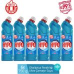 Hyper Hypo Ultra Kıvamlı Çamaşır Suyu Okaliptus 750 gr x 6 Adet - 1 lt