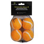 Hyper Pet 4'lü Turuncu Tenis Topu (Orta Boy)