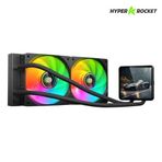 Hyper Rocket 240 MM Argb WL240L040 Siyah 4 Inç LCD Versiyon Cpu Işlemci Sıvı Soğutucu