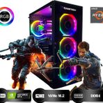 Hyper Rocket Ares HRA161650 Ryzen 5 5500 16GB Ram 500GB Nvme M.2 SSD GTX1650 4gb Masaüstü Oyuncu Bilgisayarı