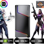Hyper Rocket Titan HRA161650TT Ryzen 5 5500 16GB Ram 500GB Nvme M.2 SSD GTX1650 4gb Masaüstü Oyuncu Bilgisayarı