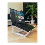 HyperDesign 3D Baskı Minimalist Laptop Yükseltici Stand – Ergonomik Masaüstü Bilgisayar Standı – Modern Tasarım