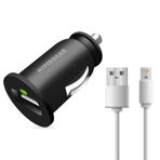 Hypergear 2.1A 2X iPhone Uyumlu Lightning Siyah Hızlı Araç Şarj Aleti Set