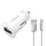 Hypergear 2x İphone Uyumlu Lightning Kablo Beyaz Hızlı Araç Şarj Aleti Set
