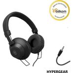 Hypergear V50 3.5Mm Jack Girişli Mikrofonlu Kablolu Kulaküstü Kulaklık Siyah