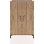 Hyperion Dolap 2 Raflı 2 Kapaklı Tek Askılı 88X44X134 Çam-Çam - Atlas Çam