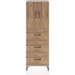 Hyperion Dolap 2 Raflı 3 Çekmeceli 2 Kapaklı 60X44X182 Aytaşı-Çam - Krem
