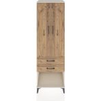 Hyperion Dolap 3 Raflı 2 Çekmeceli 2 Kapaklı 60X44X195 Aytaşı-Çam - Krem