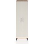 Hyperion Dolap 3 Raflı 2 Kapaklı Tek Askılı 60X44X195 Çam-Aytaşı - Atlas Çam