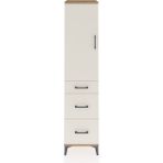 Hyperion Dolap 3 Raflı 3 Çekmeceli Tek Kapaklı 44X44X195 Çam-Aytaşı - Atlas Çam