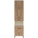 Hyperion Dolap 3 Raflı 4 Çekmeceli 4 Kapaklı 60x44x243 Aytaşı-Çam