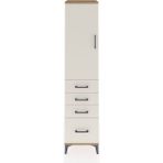 Hyperion Dolap 4 Raflı 3 Çekmeceli Tek Kapaklı 44X44X195 Çam-Aytaşı - Atlas Çam