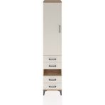Hyperion Dolap 4 Raflı 4 Çekmeceli Tek Kapaklı 44X44X221 Çam-Aytaşı - Atlas Çam