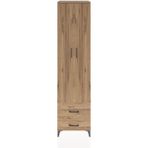 Hyperion Dolap 5 Raflı 2 Çekmeceli 2 Kapaklı 60X44X243 Çam-Çam - Atlas Çam