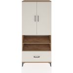Hyperion Dolap 5 Raflı Tek Çekmeceli 2 Kapaklı 88X44X195 Çam-Aytaşı - Atlas Çam