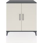 Hyperion Şifonyer 2 Kapaklı 88X44X96 Antrasit-Aytaşı