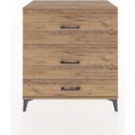 Hyperion Şifonyer 3 Çekmeceli 88X44X96 Çam-Çam - Atlas Çam