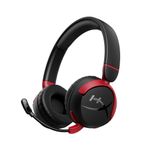 HyperX Cloud Mini – Wireless Headset. Compatible with PC, Chromebook, Nintendo Switch, PlayStation Controllers, Xbox Controllers, Phones, Laptops, Tablets, Volume below 85dB, Immersive Sound, Black