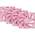 Hyte FA12 Strawberry Milk 120MM 4’lü Kasa Fanı (FAN-HYTE-FA12-SM-4 ) - Pembe
