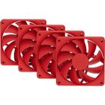 Hyte FA12 Wild Cherry 120MM 4’lü Kasa Fanı (FAN-HYTE-FA12-RR-4 ) - Kırmızı