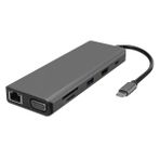Hytech HY-USBC32 4K 2K Ultra HD Gri Metal Type-C Adaptör