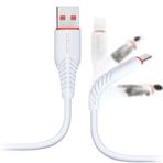Hytech HY-X235 Beyaz 1.2M 3A Micro USB Data