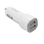 Hytech HY-X40 Beyaz 3.4A Hızlı Şarj 2 USB Araç Şarjı