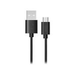 Hytech HY-X57 0.5A Poşet 1 m Uzun Konnektörlü Siyah Micro USB Şarj Kablosu