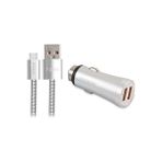 Hytech HY-X62 3.4A Hızlı Şarj Micro 2 USB Kablolu
