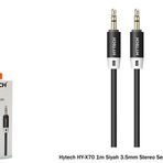 Hytech HY-X70 1m Siyah 3.5mm Stereo Ses Kablosu