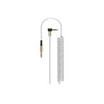 Hytech HY-X76 1 m Beyaz L Uçlu 3.5 mm Stereo Spiralli Ses Kablosu