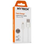 Hytech HY-X95 1 m 2.4A iPhone Lightning Beyaz Şarj Kablosu