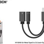 Hytech HY-XO40 Type C to 3.5 mm Jack + Type C Çevirici