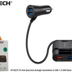 Hytech HY-XQ70 7A Arka Koltuğa Uzatılan Hızlı Şarj