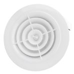 Hyuduo 100mm Klima Havalandırma Kapağı Yuvarlak, Dayanıklı Ve Uyarlanabilir, Banyo Mutfak Ofis Beyazı Için, ABS Malzemeden Üretilmiştir