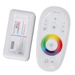 Hyuduo Kablosuz RF LED Dimmer Kontrol Cihazı Pürüzsüz RGB Işık Kontrolü LED Şerit Işıklar Için 12‑24V Dokunmatik Panel 2,4 GHz RF RGB LED Şerit Işıklar Için İdeal
