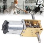 Hyuduo Kompakt Mini Dişli Motor 7RPM DC3V Akıllı Araba Için Güçlü Metal Dişlilerle Robot Fırın Yıkama Makinesi Düşük Gürültü Kolay Kurulum Dayanıklı Yapı