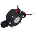 Hyuduo Mini Su Türbini Elektrik Jeneratörü, Hidro Güç Dönüştürücü Fırçasız Güç Jeneratörü, Duş Işığı Için 12V DC Çıkışlı Hidroelektrik Güç Kaynağı Açık Hava Kamp Duş Dinamosu