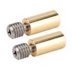 Hyuduo Ti Alaşımlı Pirinç Isı Kırıcı, Tüm Metal Bimetal Ti Alaşımlı Pirinç Dişli Isı Kırıcı 3D Yazıcı Aksesuarları, 2'li Paket, 3D Yazıcı Aksesuarları