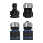 Hyundai 58753 Hortum Bağlantı Adaptörü Seti 4 Parça 1/2'' - 3/4'' Bahçe Hortumları ile Uyumlu